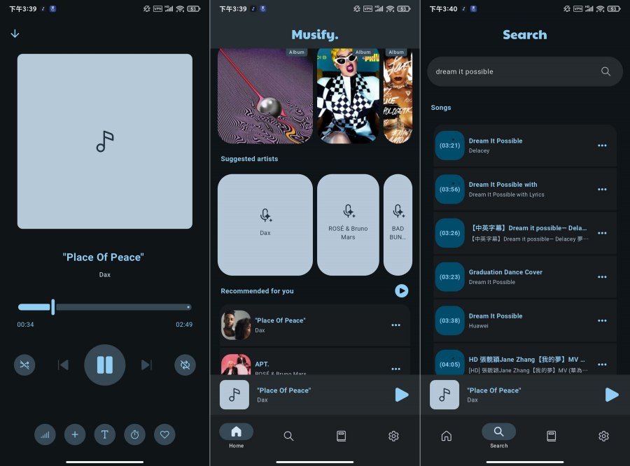 图片1 Musify9.6.14解锁高级版全球音乐免费白嫖